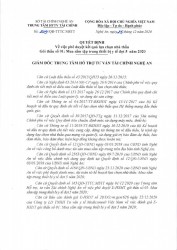 Trung tâm HTTV Tài chính Nghệ an công khai kết quả đấu thầu mua sắm tập trung